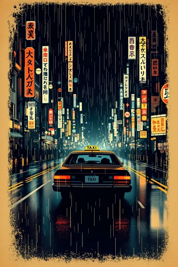 东京雨夜 Tokyo Rainy Night 电影海报